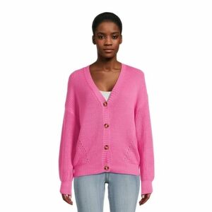 Time and Tru Pink Cardigan Sweater